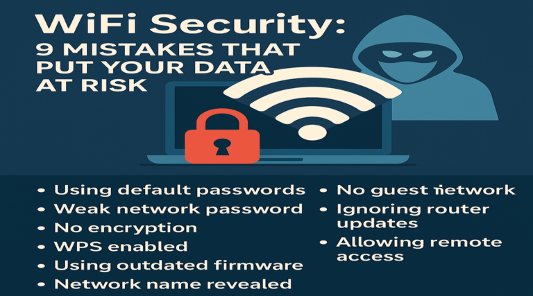 WiFi Security: 9 Mistakes That Put Your Data at Risk