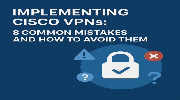 Implementing Cisco VPNs: 8 Common Mistakes and How to Avoid Them